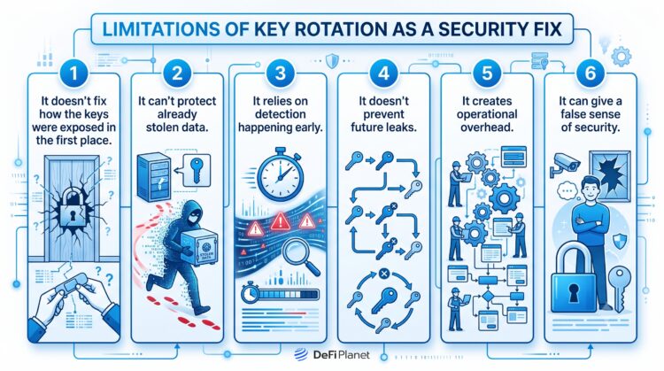 Image showing the Limitations of Key Rotation as a Security Fix - DeFi Planet