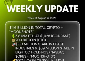 Bitmine Immersion Technologies (BMNR) Announces ETH Holdings Reach 5.81 Million Tokens, and Total Crypto and Total Cash Holdings of $11.6 Billion