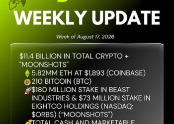 Bitmine Immersion Technologies (BMNR) Announces ETH Holdings Reach 5.82 Million Tokens, and Total Crypto and Total Cash Holdings of $11.4 Billion