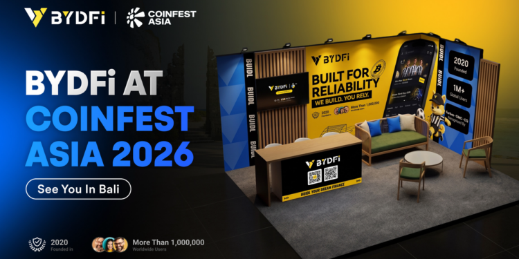 BYDFi Joins Coinfest Asia 2026, Connecting with Institutions, Builders and Traders in Bali