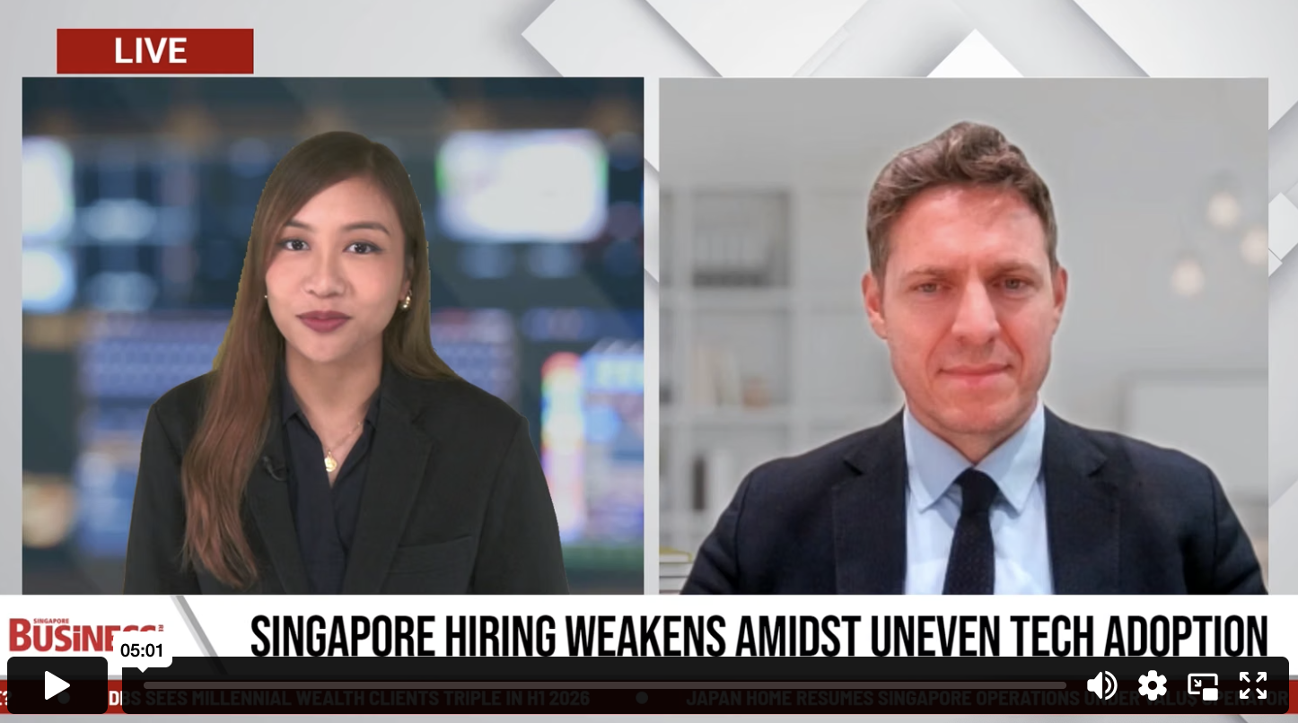 Singapore’s Hiring Slowdown Raises a Bigger Question.