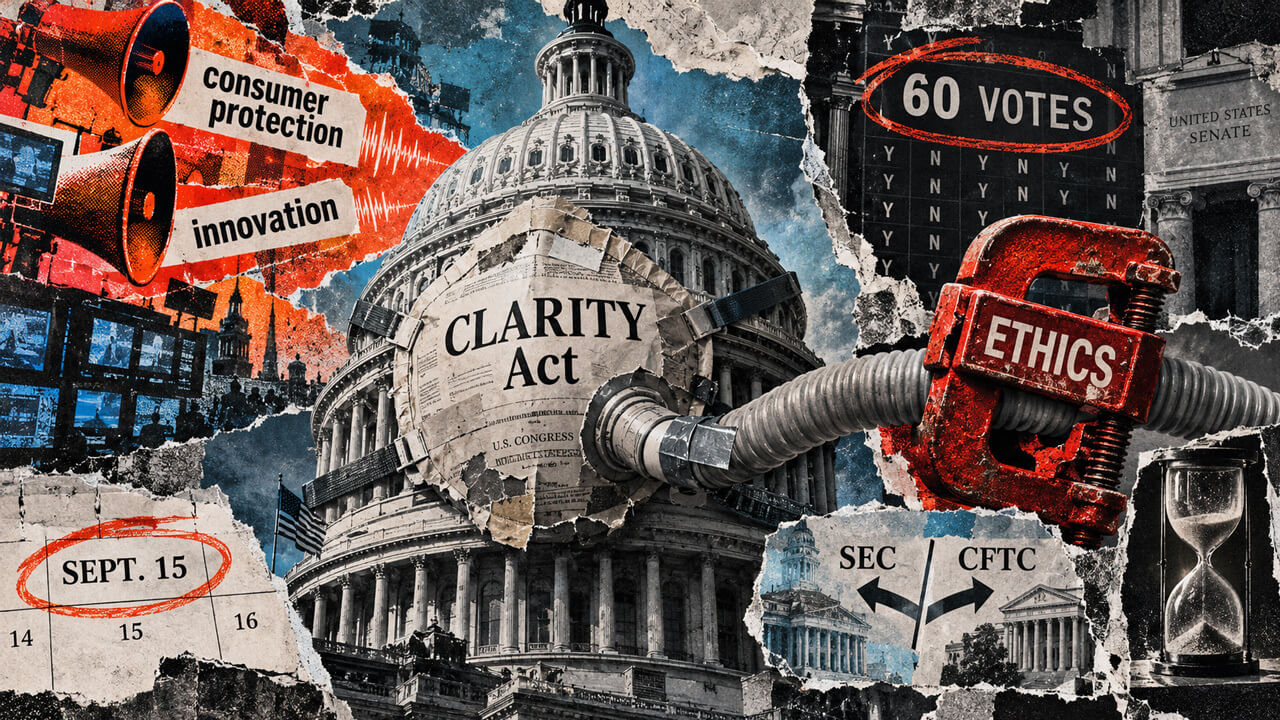 Clarity Act Vote Fails, Leaving SEC and CFTC in Charge