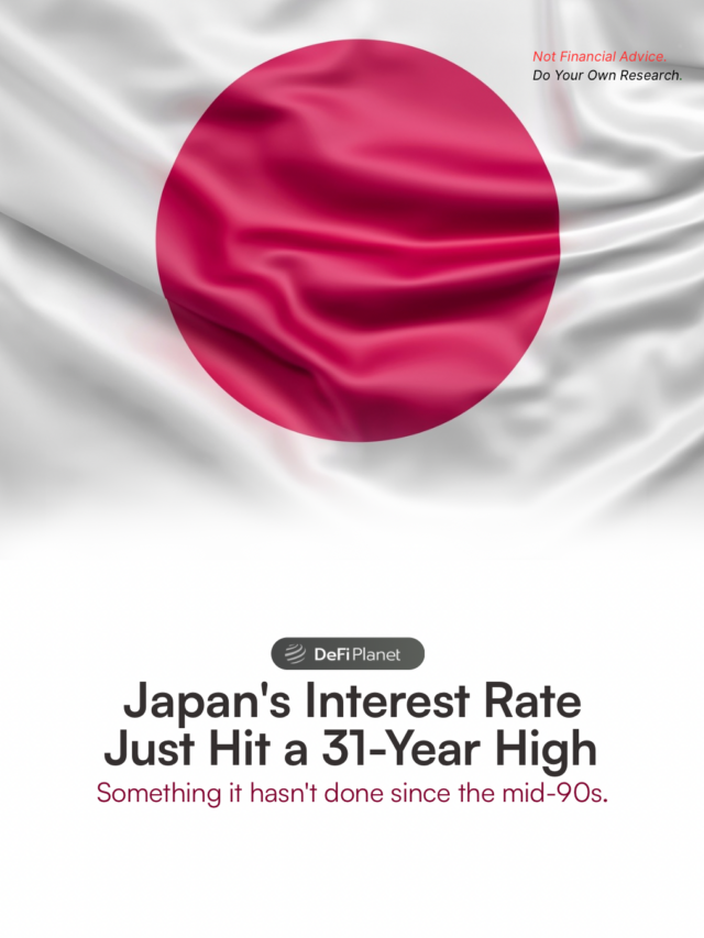 Japan’s Interest Rate Just Hit a 31-Year High